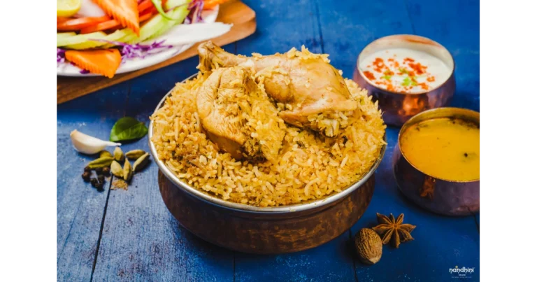 Andhra chicken biryani