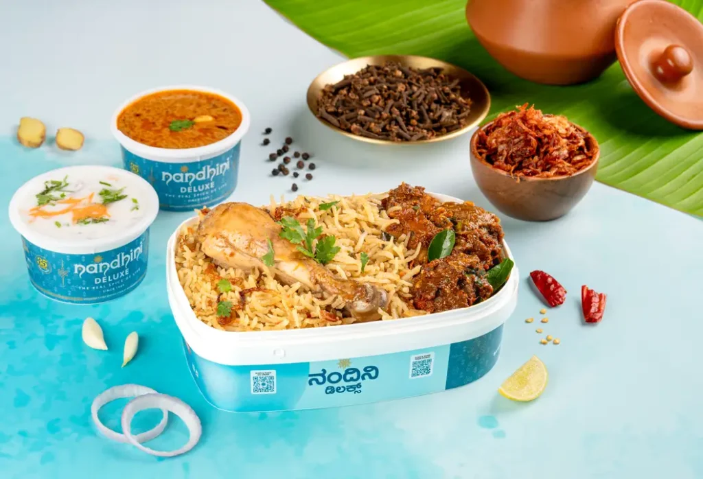 chicken biryani with mutton fry