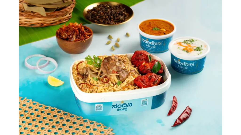 Andhra Mutton Biryani with Chicken Kebab Box