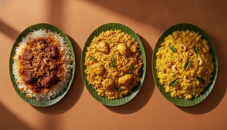 Biryani vs Pulao vs Pulihora - The Rice-Dish Family